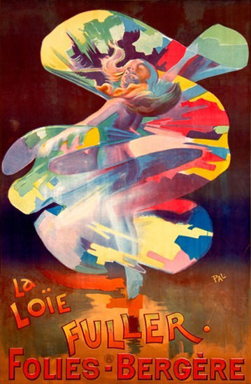 Folies Bergere La Loie Fuller Jean De Paleologue | Sex Appeal Vintage Ads and Covers 1891-1970