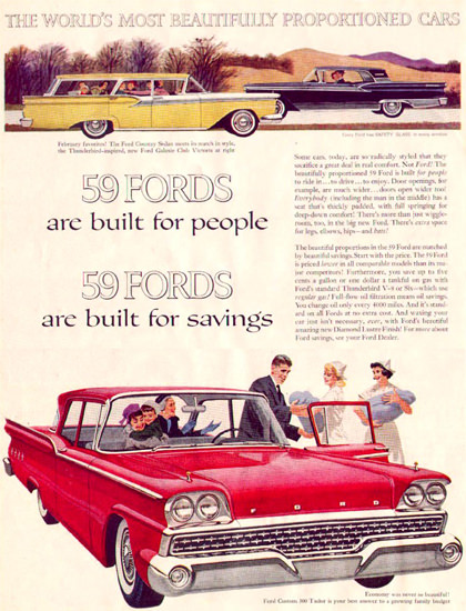 Ford Country Sedan Galaxy Club Victoria 1959 | Vintage Cars 1891-1970