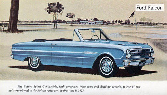 Ford Falcon Futura Sports Convertible 1963 Golf | Vintage Cars 1891-1970