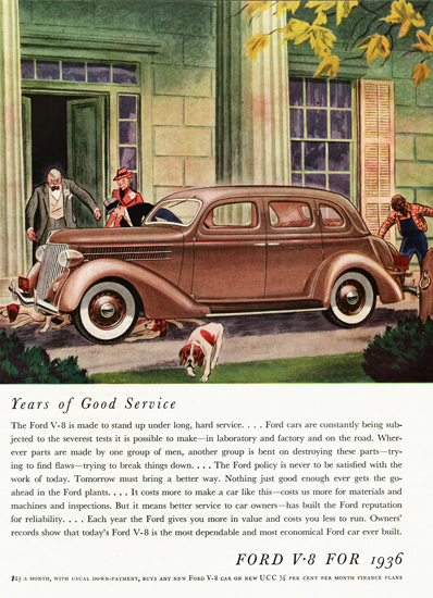 Ford Fordor Touring Sedan 1936 | Vintage Cars 1891-1970