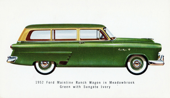 Ford Mainline Ranch Wagon 1952 | Vintage Cars 1891-1970