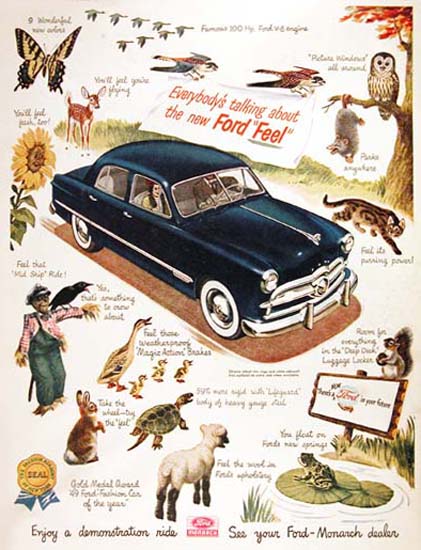 Ford Monarch 1949 Ford Feel Animals | Vintage Cars 1891-1970