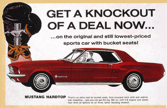 Ford Mustang 1967 Hardtop Get A Nockout Deal | Vintage Cars 1891-1970