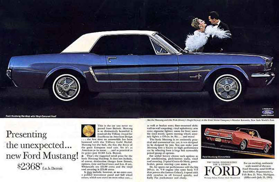 Ford Mustang Couple 1964 | Vintage Cars 1891-1970