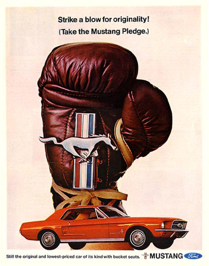 Ford Mustang Pledge 1967 A Blow For Originality | Vintage Cars 1891-1970