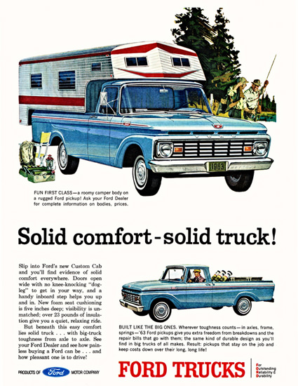 Ford Pickup 1963 Solid Comfort Solid Truck | Vintage Cars 1891-1970