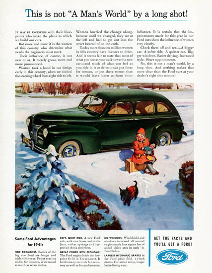 Ford This Is Not A Mans World 1941 | Vintage Cars 1891-1970