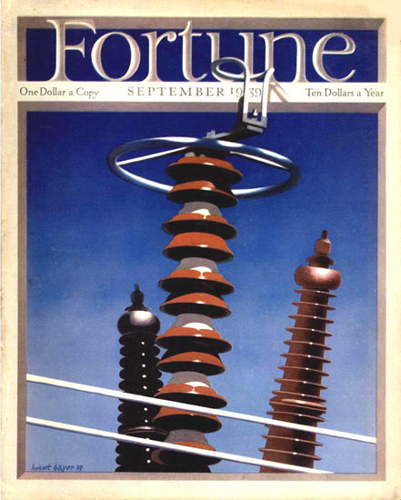 Fortune Magazine Cover Copyright 1939 Isolators | Vintage Ad and Cover Art 1891-1970