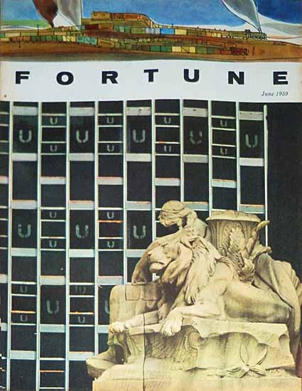 Fortune Magazine Cover June 1959 Copyright | Fortune Magazine Graphic Art Covers 1930-1959