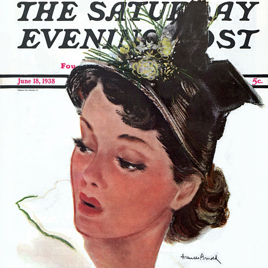 Frances Arnold Saturday Evening Post 1938_06_18 Copyright crop | Best of Vintage Cover Art 1900-1970