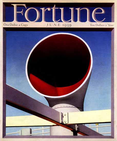 Francis Brennan Fortune Magazine June 1939 Copyright | Fortune Magazine Graphic Art Covers 1930-1959