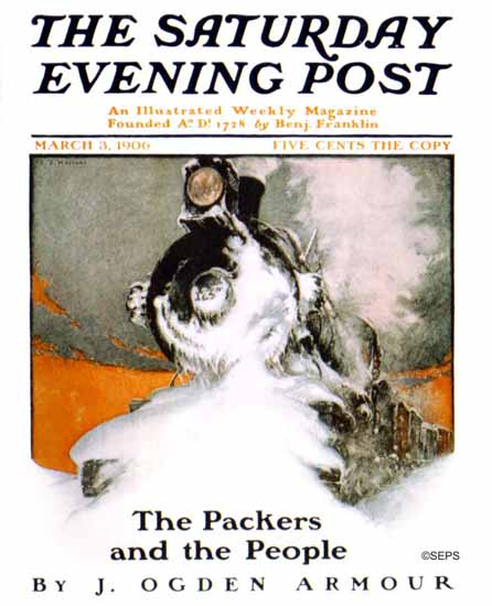 Frank B Masters Saturday Evening Post Cover 1906_03_03 | Mad Men Art ...