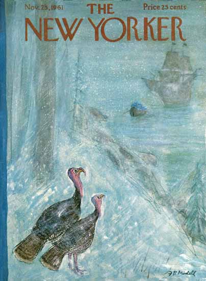 Frank Modell The New Yorker 1961_11_25 Copyright | The New Yorker Graphic Art Covers 1946-1970