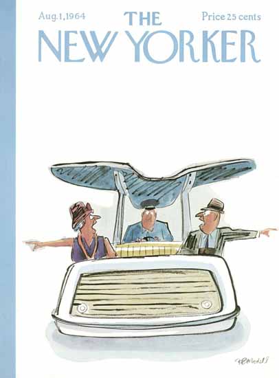 Frank Modell The New Yorker 1964_08_01 Copyright | The New Yorker Graphic Art Covers 1946-1970