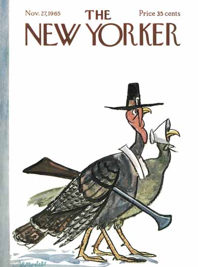 Frank Modell The New Yorker 1965_11_27 Copyright | The New Yorker Graphic Art Covers 1946-1970