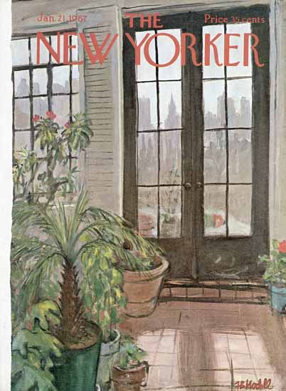 Frank Modell The New Yorker 1967_01_21 Copyright | The New Yorker Graphic Art Covers 1946-1970