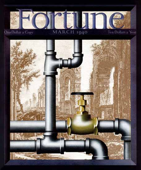 Fred Chance Fortune Magazine March 1940 Copyright | Fortune Magazine Graphic Art Covers 1930-1959