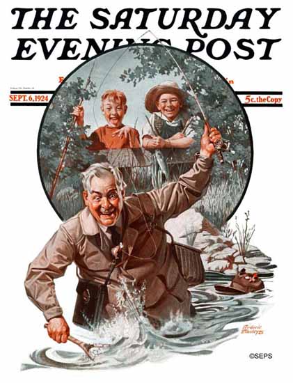 Frederic Stanley Saturday Evening Post 1924_09_06 | The Saturday Evening Post Graphic Art Covers 1892-1930