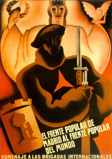 Frente Popular Madrid Frente Popular Del Mundo | Vintage War Propaganda Posters 1891-1970