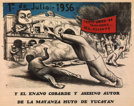 Frente Unico De Trabajadores Del Volante 1936 | Vintage War Propaganda Posters 1891-1970