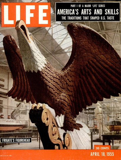 Frigates Figurehead 18 Apr 1955 Copyright Life Magazine | Life Magazine Color Photo Covers 1937-1970