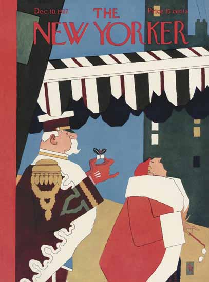 Gardner Rea The New Yorker 1927_12_10 Copyright | The New Yorker Graphic Art Covers 1925-1945