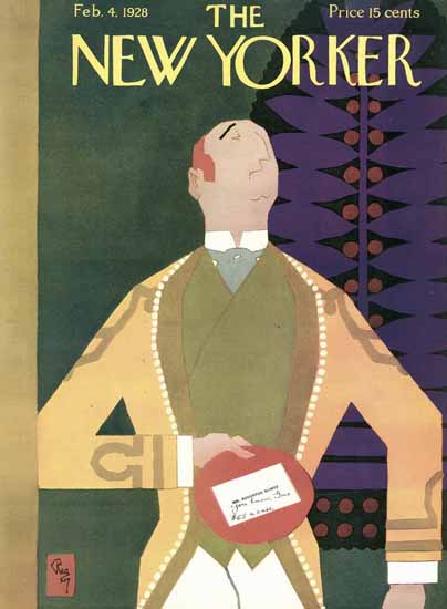 Gardner Rea The New Yorker 1928_02_04 Copyright | The New Yorker Graphic Art Covers 1925-1945