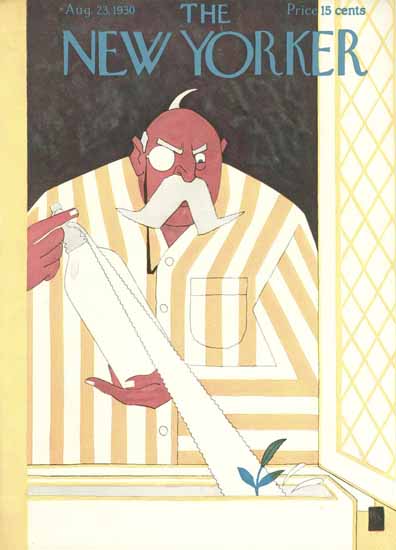 Gardner Rea The New Yorker 1930_08_23 Copyright | The New Yorker Graphic Art Covers 1925-1945