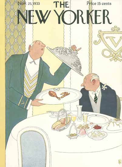 Gardner Rea The New Yorker 1933_11_25 Copyright | The New Yorker Graphic Art Covers 1925-1945