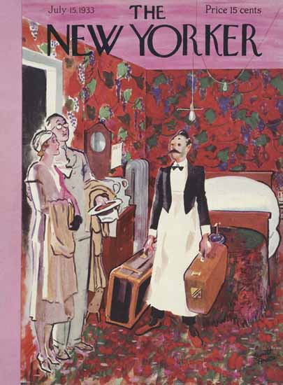 Garrett Price The New Yorker 1933_07_15 Copyright | The New Yorker Graphic Art Covers 1925-1945