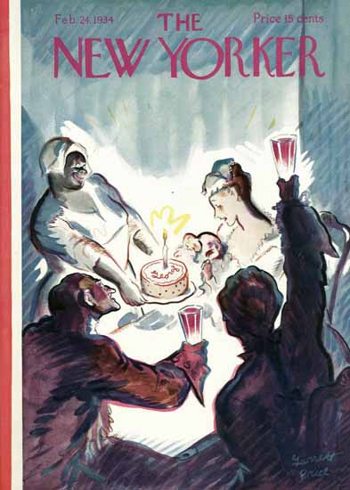 Garrett Price The New Yorker 1934_02_24 Copyright | The New Yorker Graphic Art Covers 1925-1945