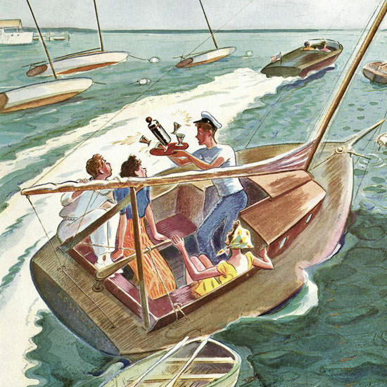 Garrett Price The New Yorker 1941_08_30 Copyright crop | Best of Vintage Cover Art 1900-1970