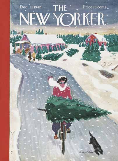 Garrett Price The New Yorker 1942_12_19 Copyright | The New Yorker Graphic Art Covers 1925-1945