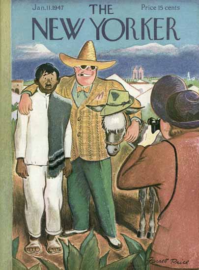 Garrett Price The New Yorker 1947_01_11 Copyright | The New Yorker Graphic Art Covers 1946-1970