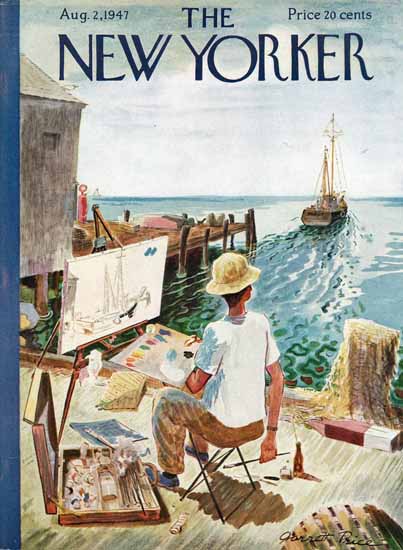 Garrett Price The New Yorker 1947_08_02 Copyright | The New Yorker Graphic Art Covers 1946-1970