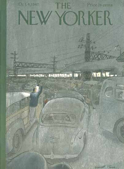 Garrett Price The New Yorker 1947_10_04 Copyright | The New Yorker Graphic Art Covers 1946-1970