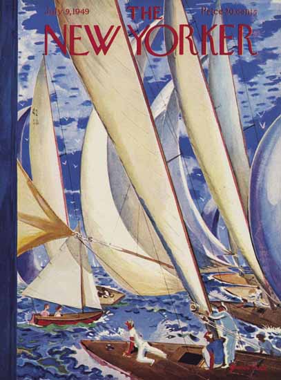 Garrett Price The New Yorker 1949_07_09 Copyright | The New Yorker Graphic Art Covers 1946-1970