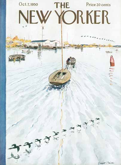 Garrett Price The New Yorker 1950_10_07 Copyright | The New Yorker Graphic Art Covers 1946-1970