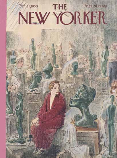 Garrett Price The New Yorker 1950_10_21 Copyright | The New Yorker Graphic Art Covers 1946-1970