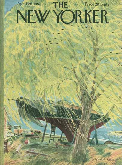 Garrett Price The New Yorker 1952_04_26 Copyright | The New Yorker Graphic Art Covers 1946-1970