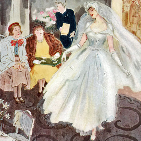 Garrett Price The New Yorker 1952_06_21 Copyright crop | Best of Vintage Cover Art 1900-1970