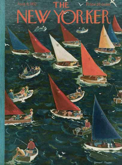 Garrett Price The New Yorker 1952_08_09 Copyright | The New Yorker Graphic Art Covers 1946-1970