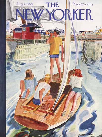 Garrett Price The New Yorker 1954_08_07 Copyright | The New Yorker Graphic Art Covers 1946-1970