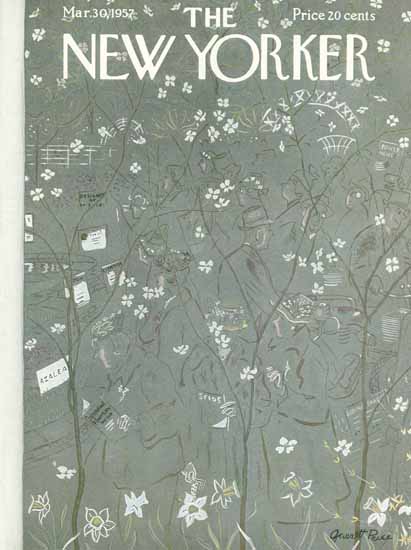 Garrett Price The New Yorker 1957_03_30 Copyright | The New Yorker Graphic Art Covers 1946-1970