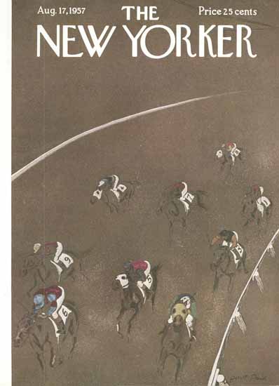 Garrett Price The New Yorker 1957_08_17 Copyright | The New Yorker Graphic Art Covers 1946-1970