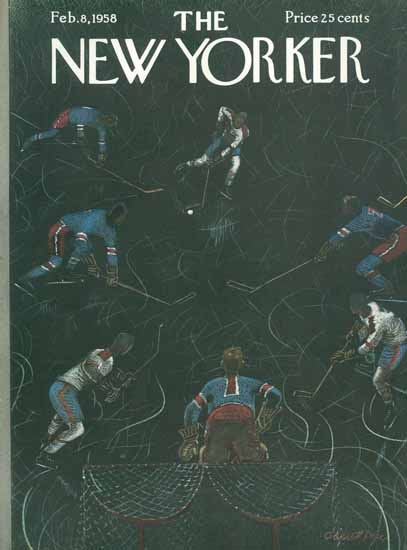 Garrett Price The New Yorker 1958_02_08 Copyright | The New Yorker Graphic Art Covers 1946-1970