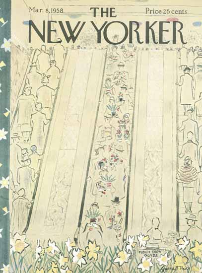 Garrett Price The New Yorker 1958_03_08 Copyright | The New Yorker Graphic Art Covers 1946-1970