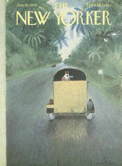 Garrett Price The New Yorker 1959_01_10 Copyright | The New Yorker Graphic Art Covers 1946-1970