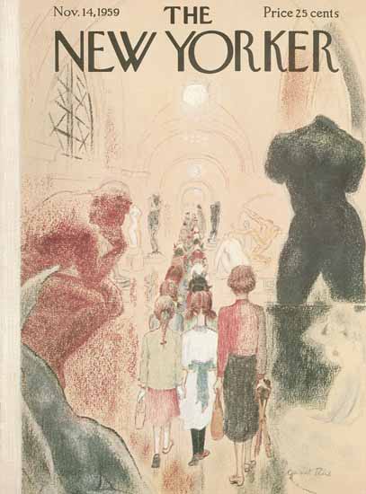 Garrett Price The New Yorker 1959_11_14 Copyright | The New Yorker Graphic Art Covers 1946-1970