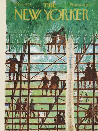 Garrett Price The New Yorker 1963_03_09 Copyright | The New Yorker Graphic Art Covers 1946-1970